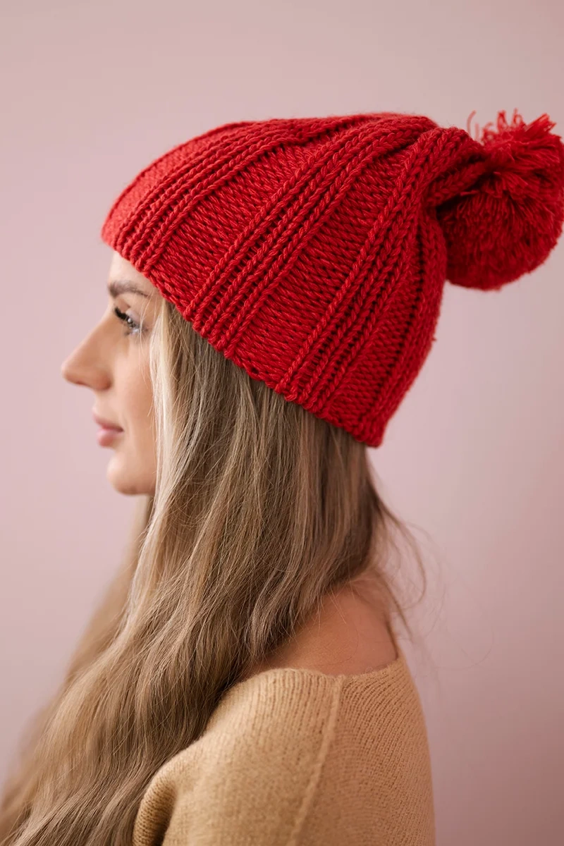 Kesi Cap with fleece Idalia K284 red
