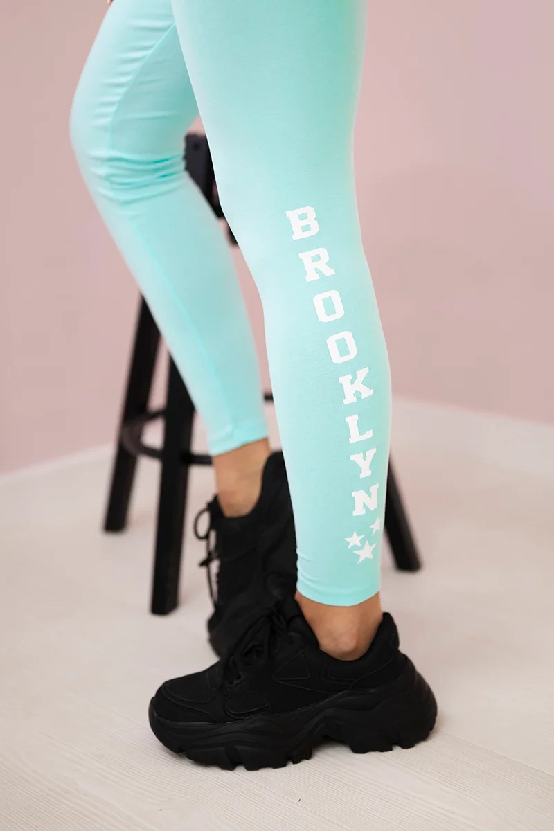 Brooklyn mint leggings