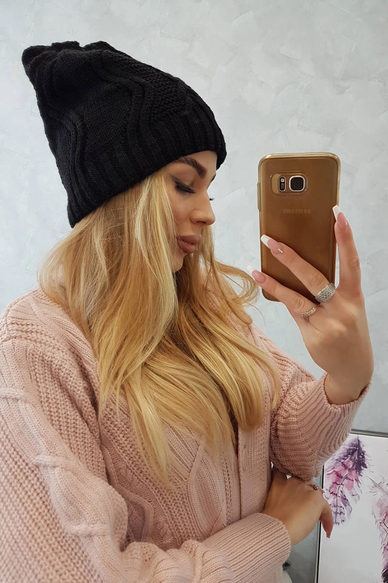 Kesi Cap with fleece Sylwia K244 black