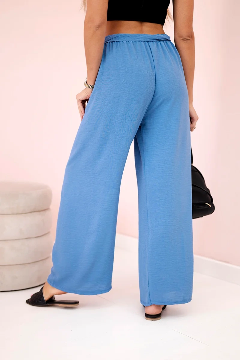 Kesi Włoski Nohavice so širokým pásom denim