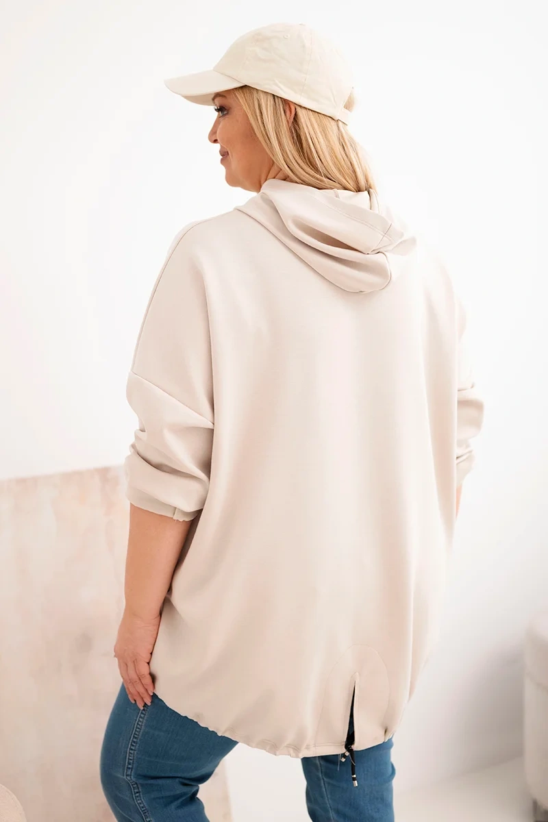 Dámska plus size mikina s potlačou