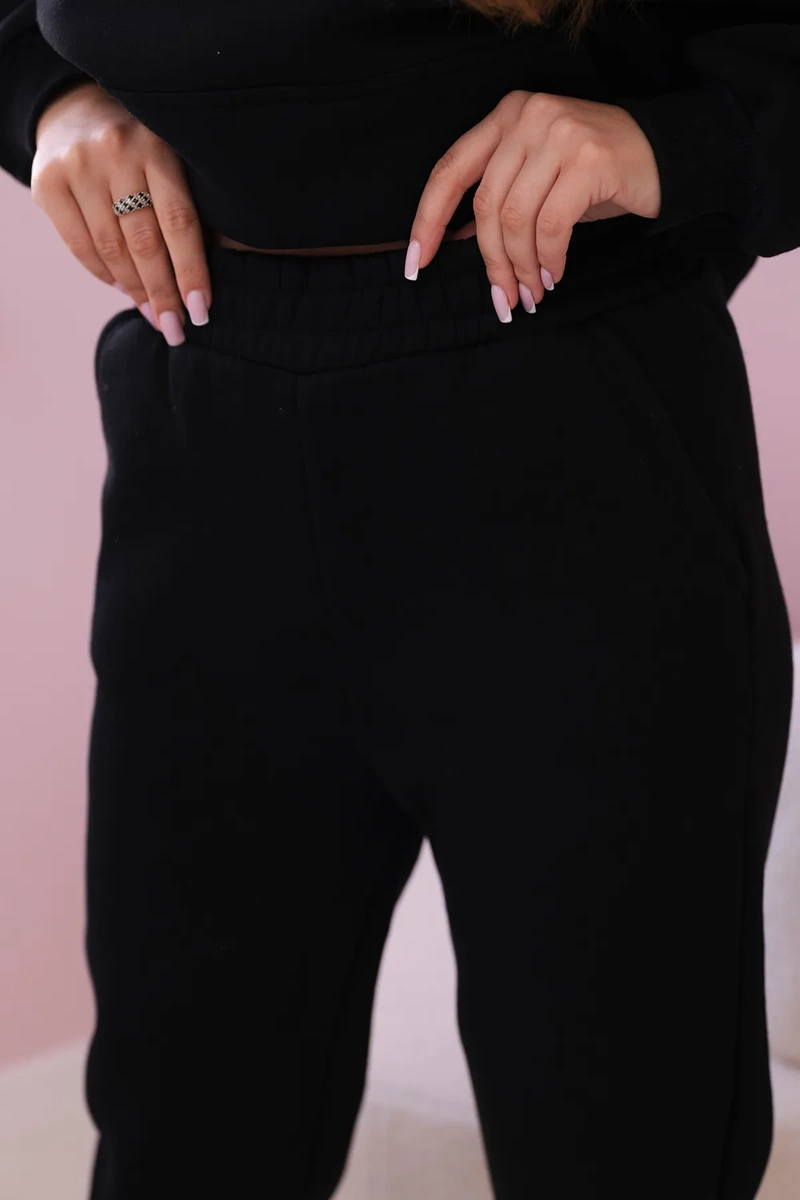 Black cotton set with print