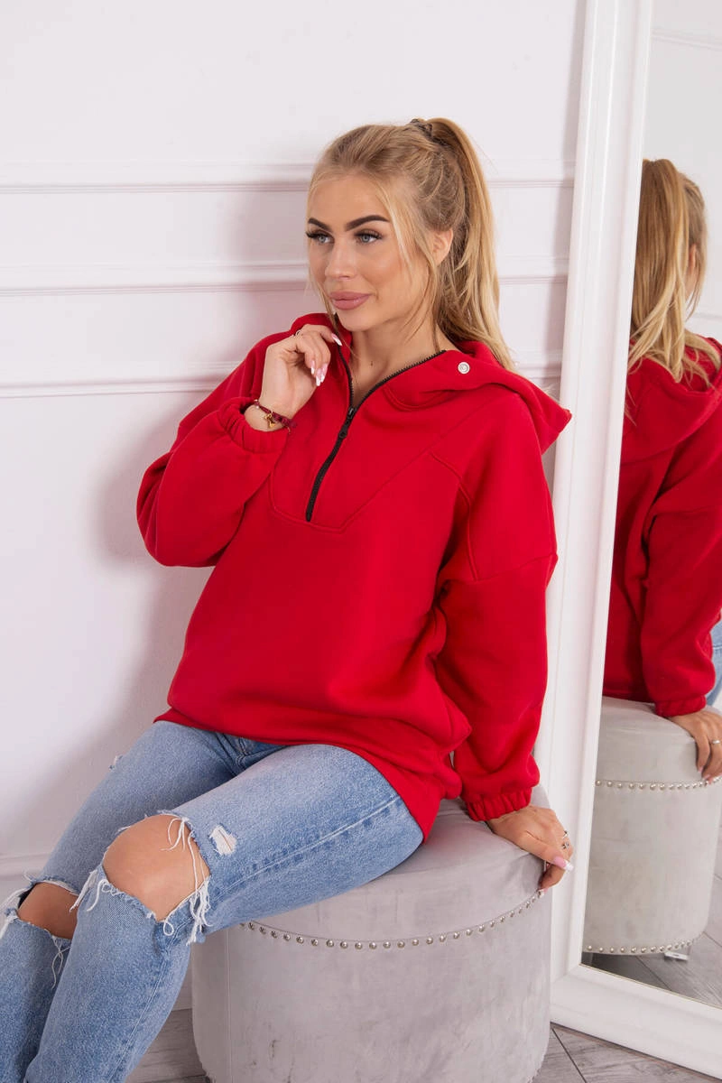 Kesi Hooded sweatshirt red