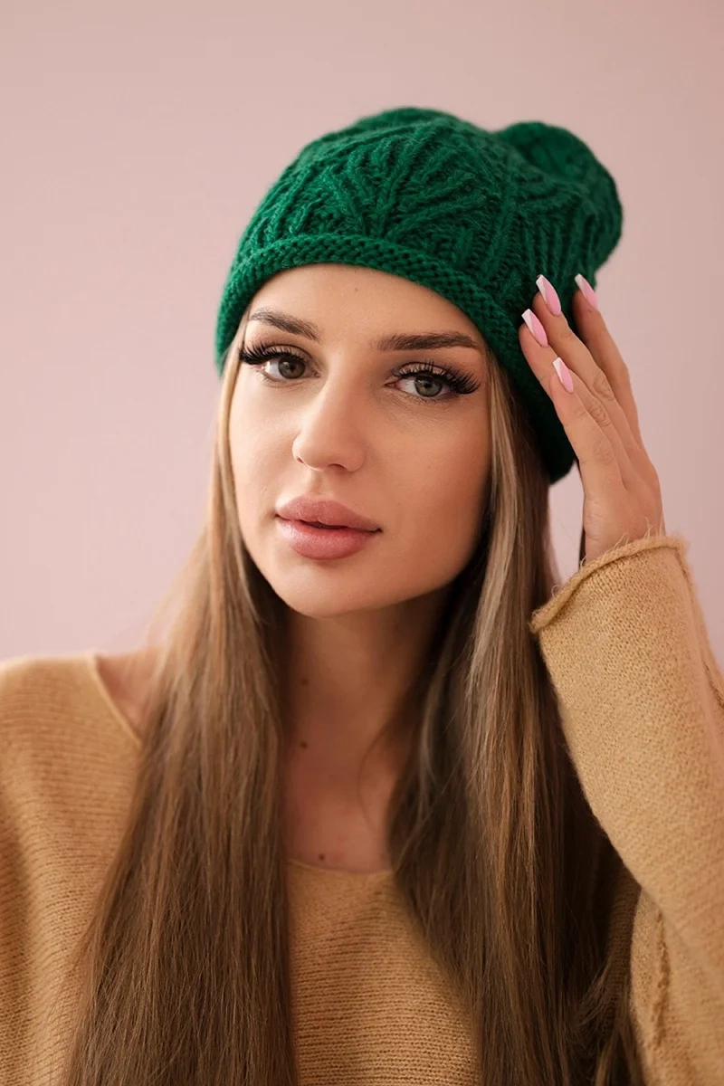Dámská kšiltovka Leaves K245 zelená