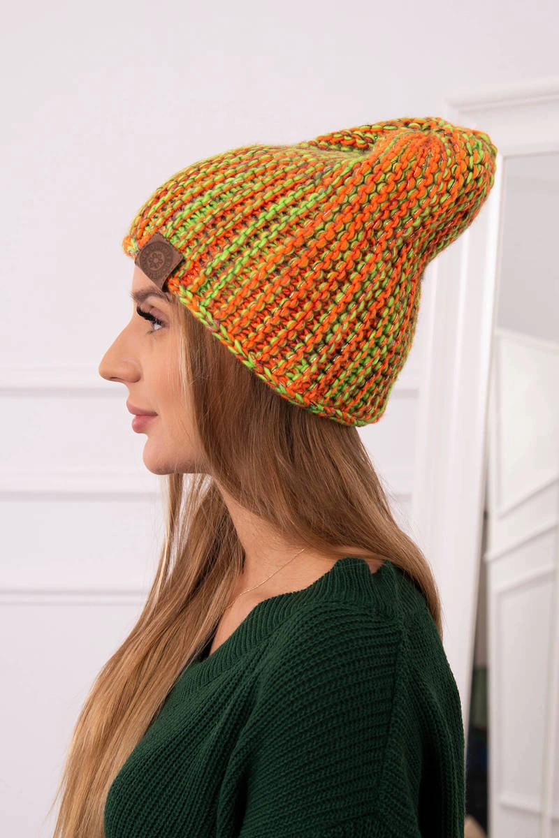 marka niezdefiniowana Cap with fleece Zoja K306 green neon