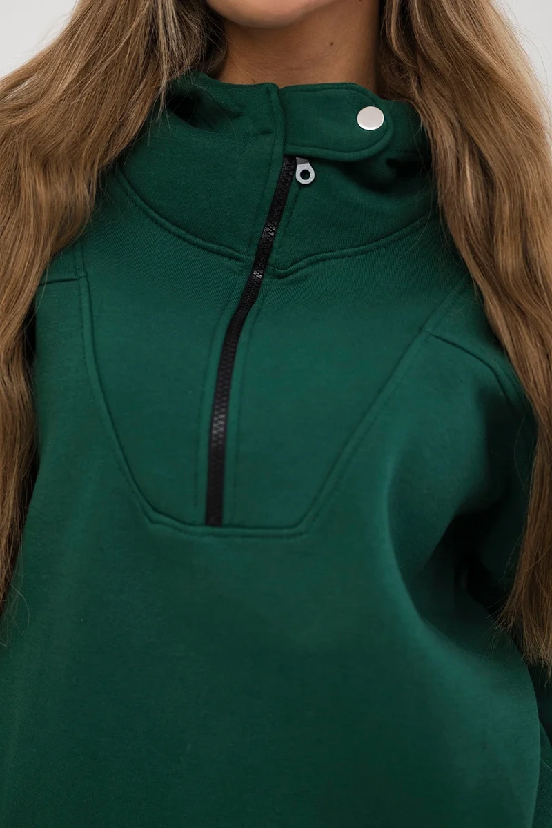 Dark green hoodie