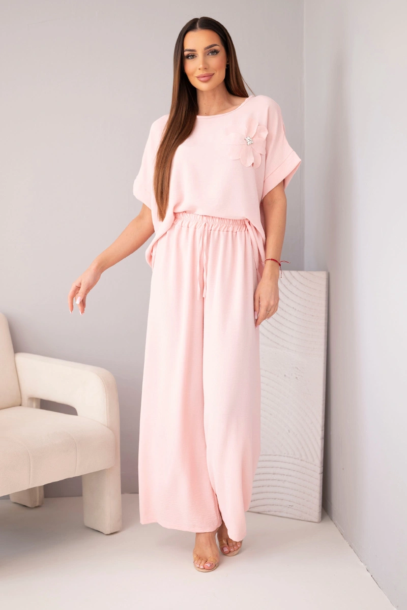 Дамски комплект от вискоза с цвете, Kesi