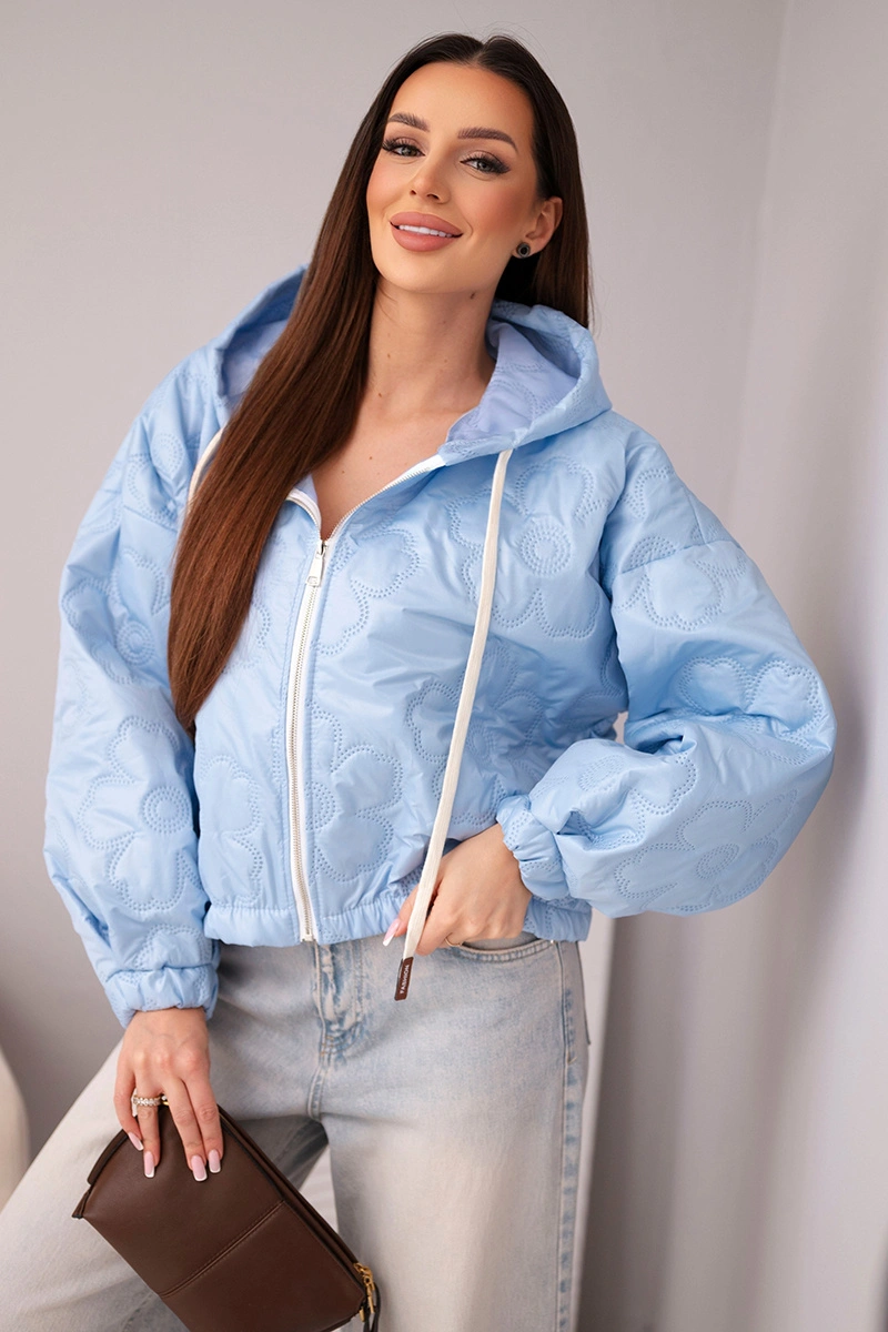 Дамско ватирано яке с качулка Kesi