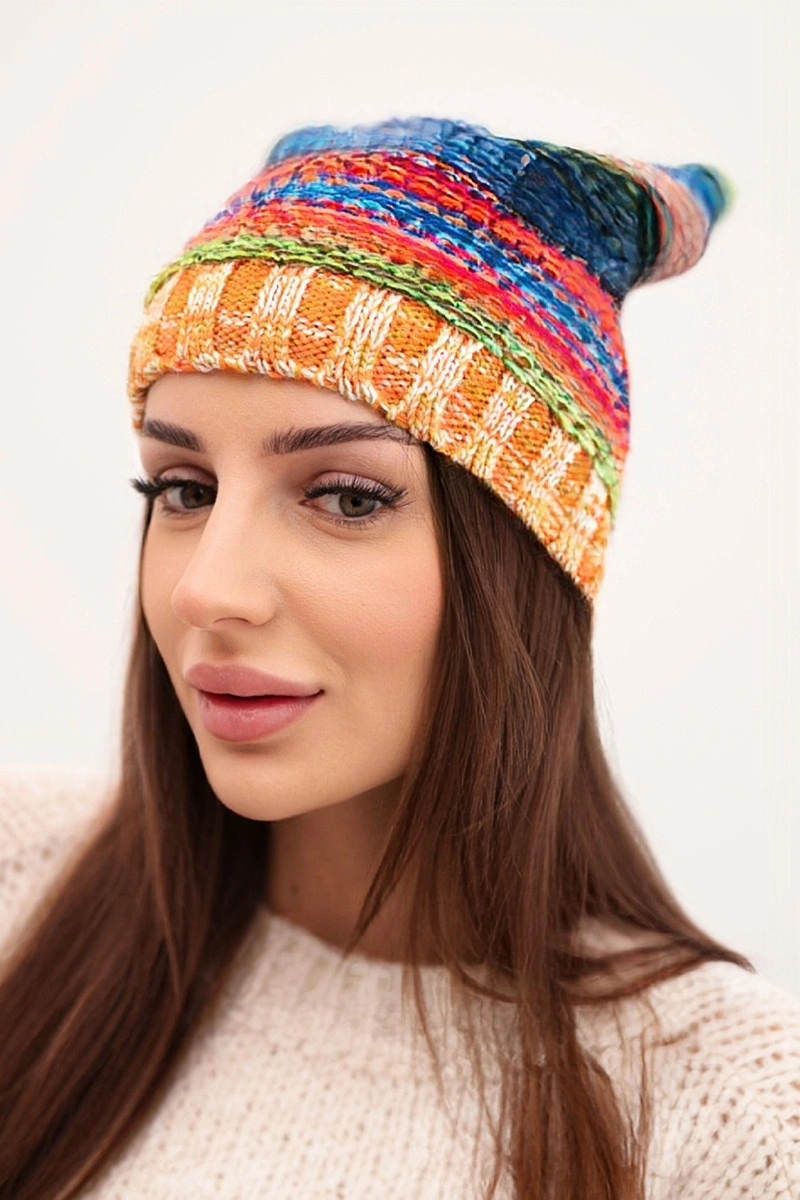 Farebná zimná čiapka Kesi Krystyna