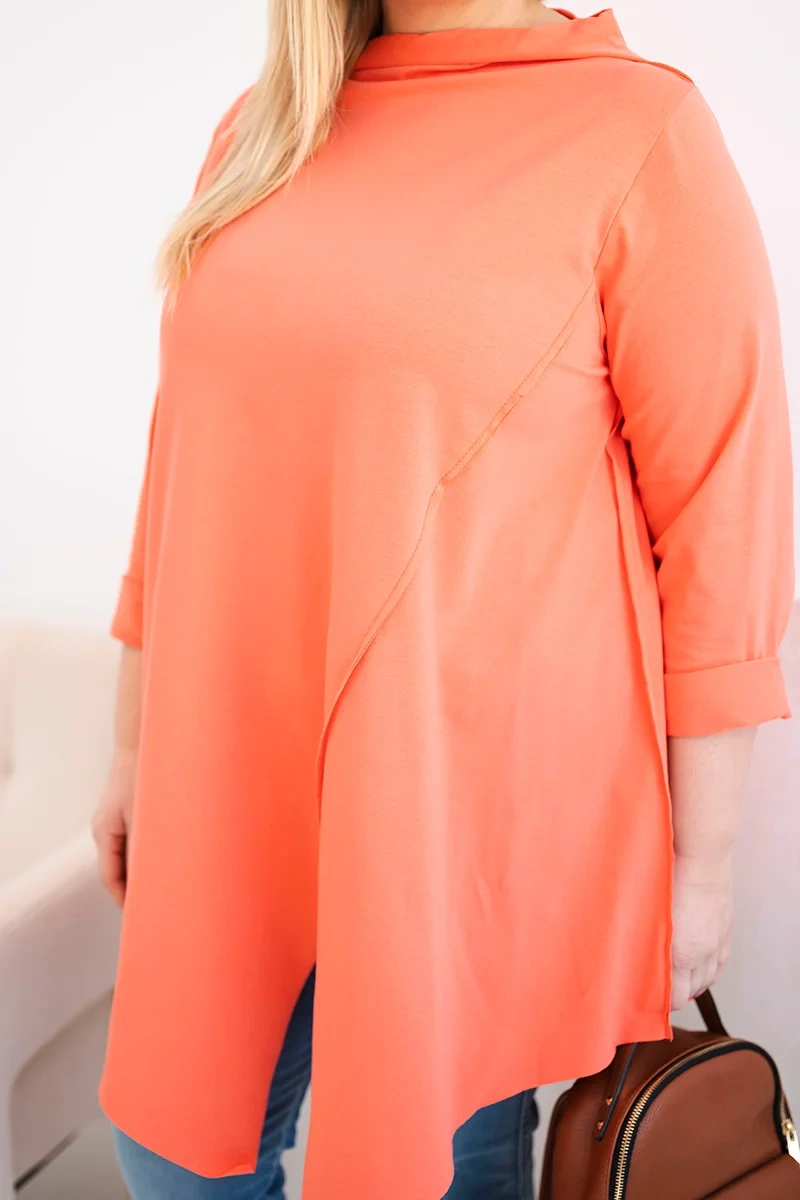 Dámska asymetrická blúzka Plus Size