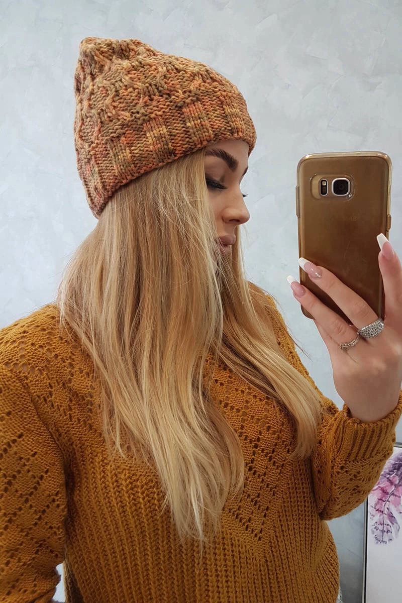 Women&#039;s cap Eliza K205 brown