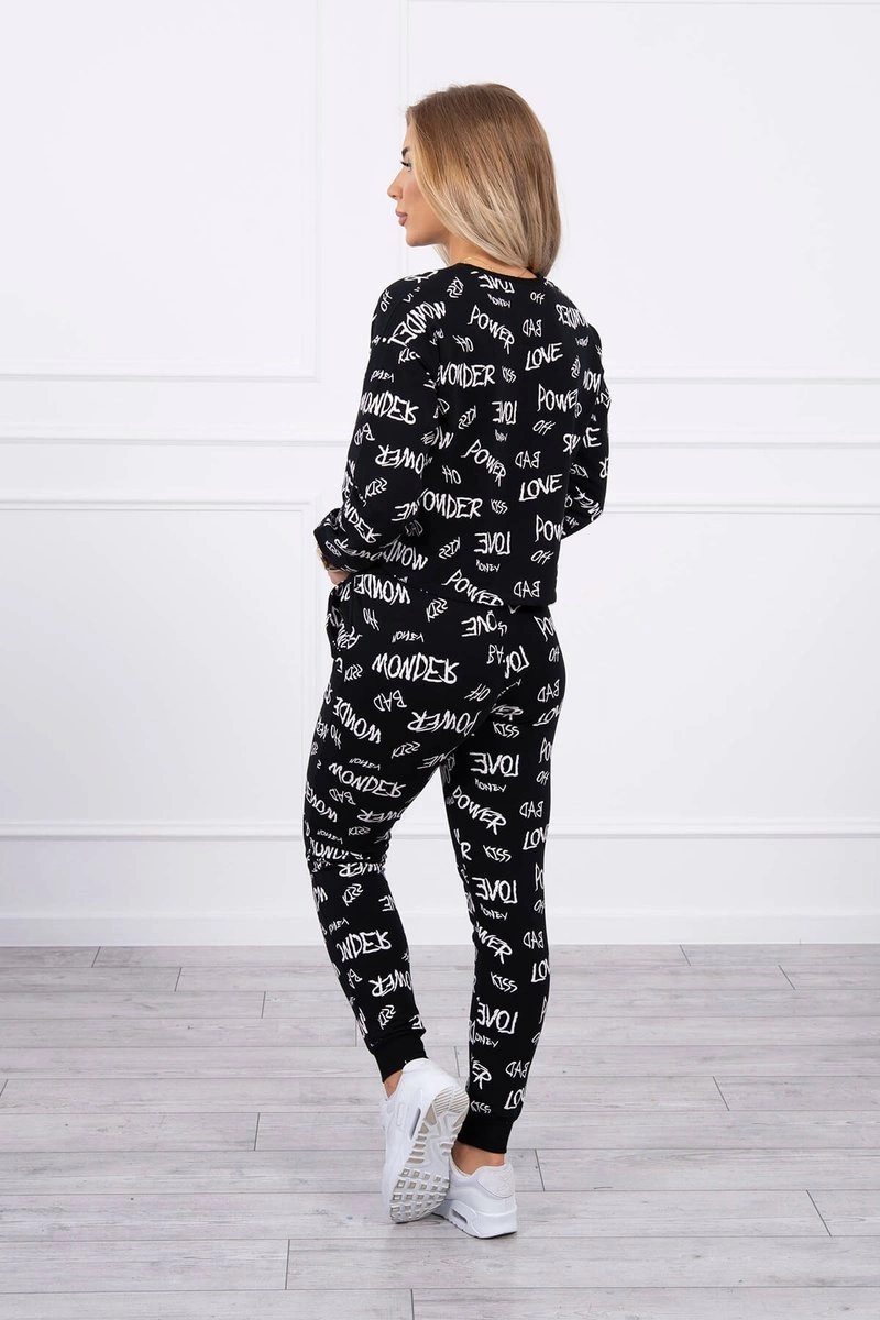 Kesi čierny set s nápismi