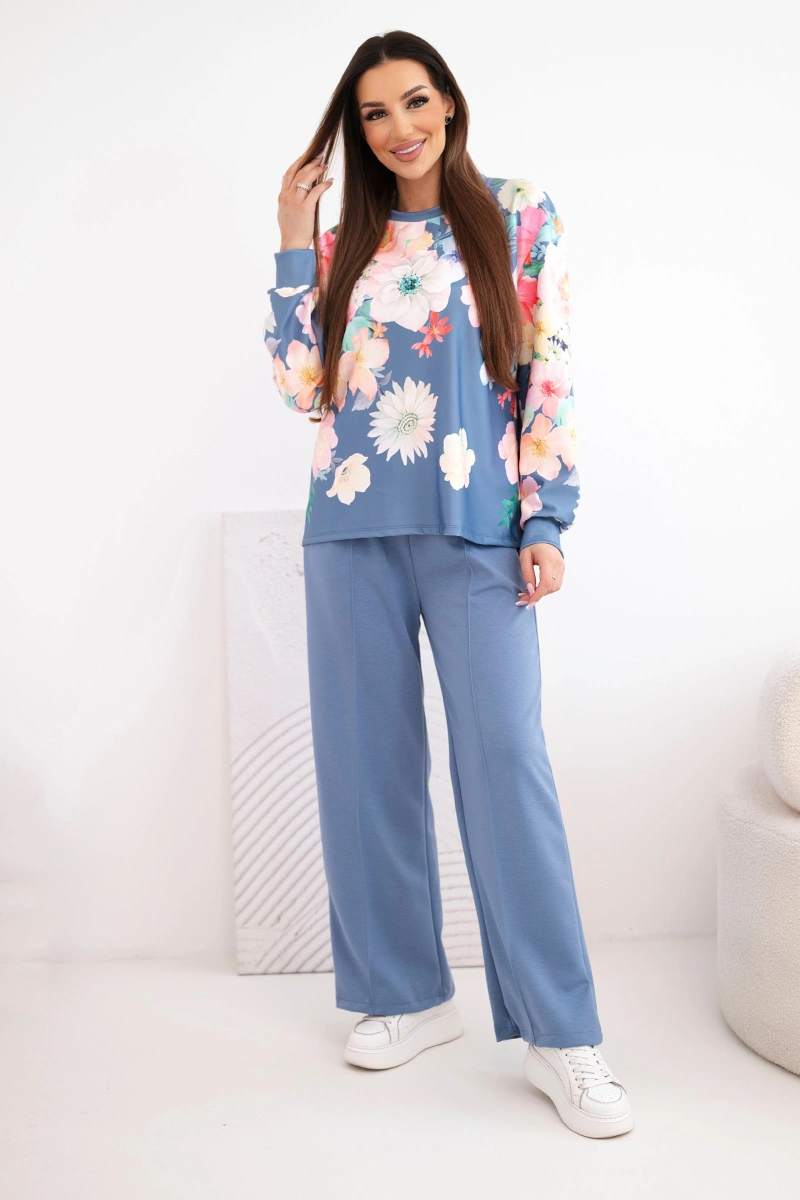 Kesi dámská souprava s květinovým vzorem