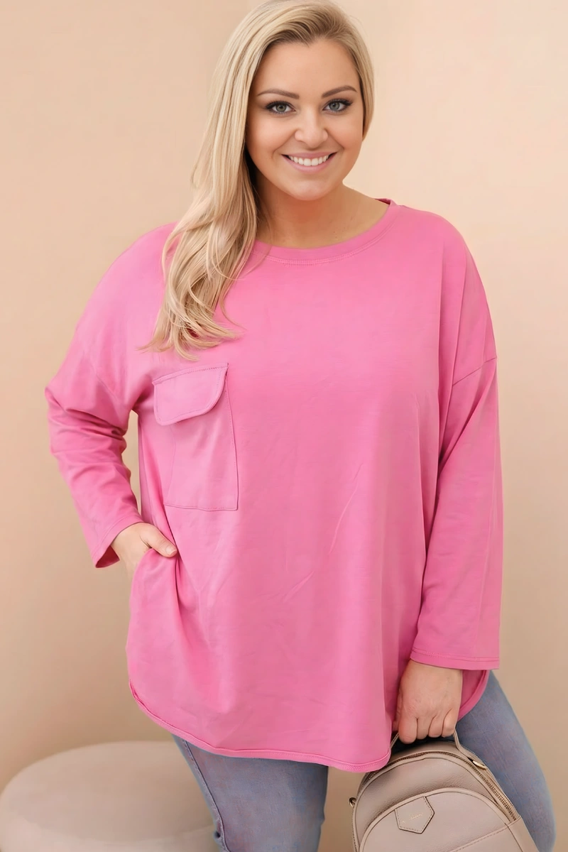 Plus size halenka s kapsou