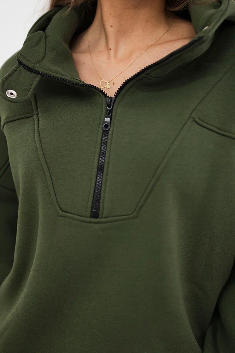 Khaki hoodie