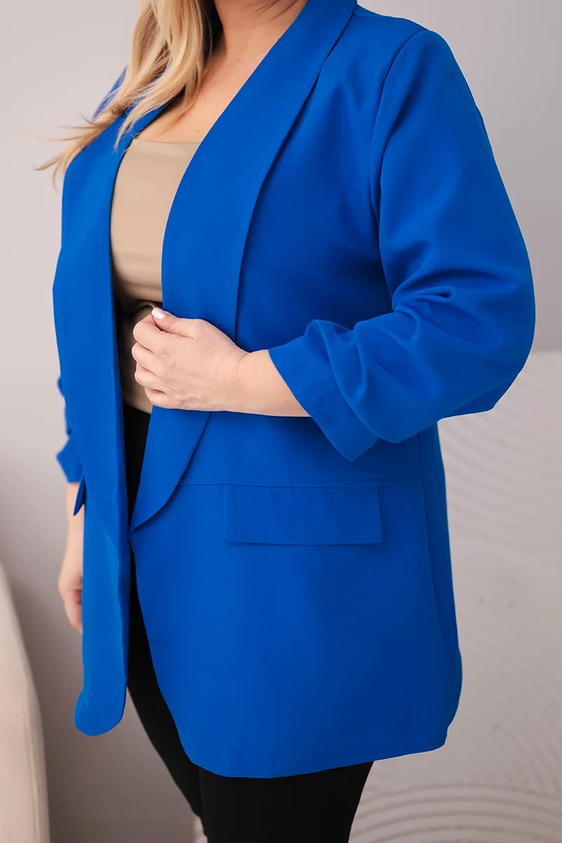 Elegantné plus-size sako Kesi