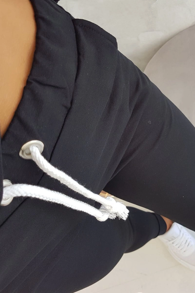 marka niezdefiniowana Set with Queen print black