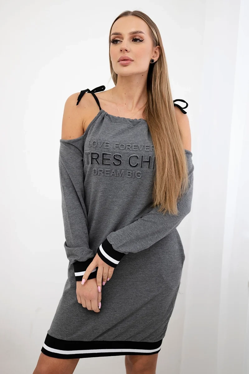 Tres Chic Dress - Graphite