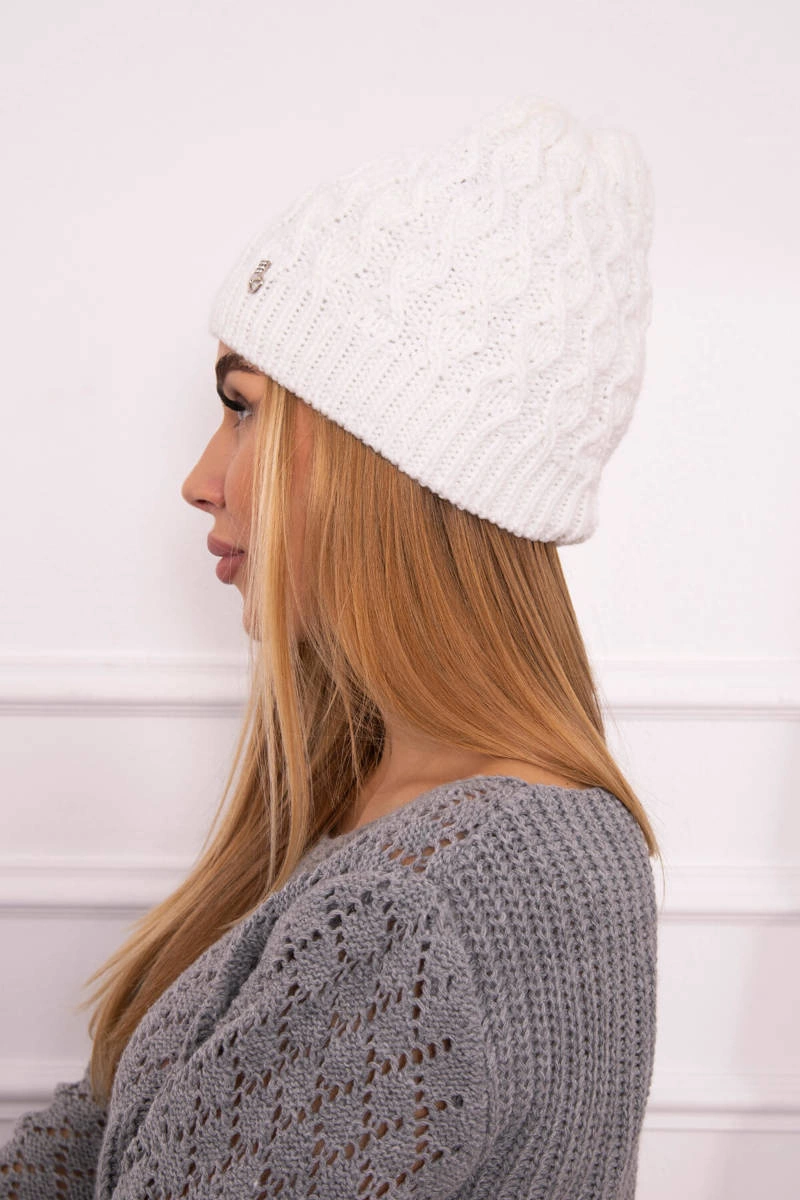 Kesi Cap with fleece Roma K224 white