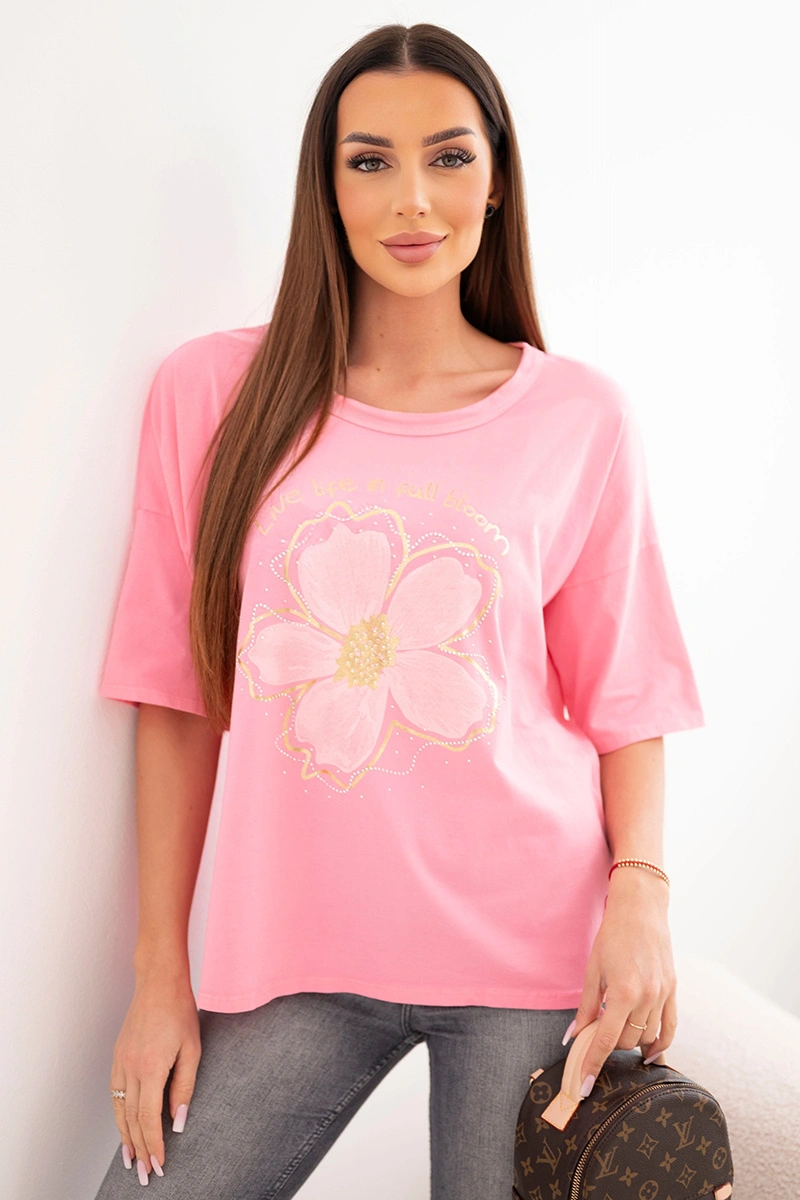 Дамска блуза с флорален мотив Kesi Włoski