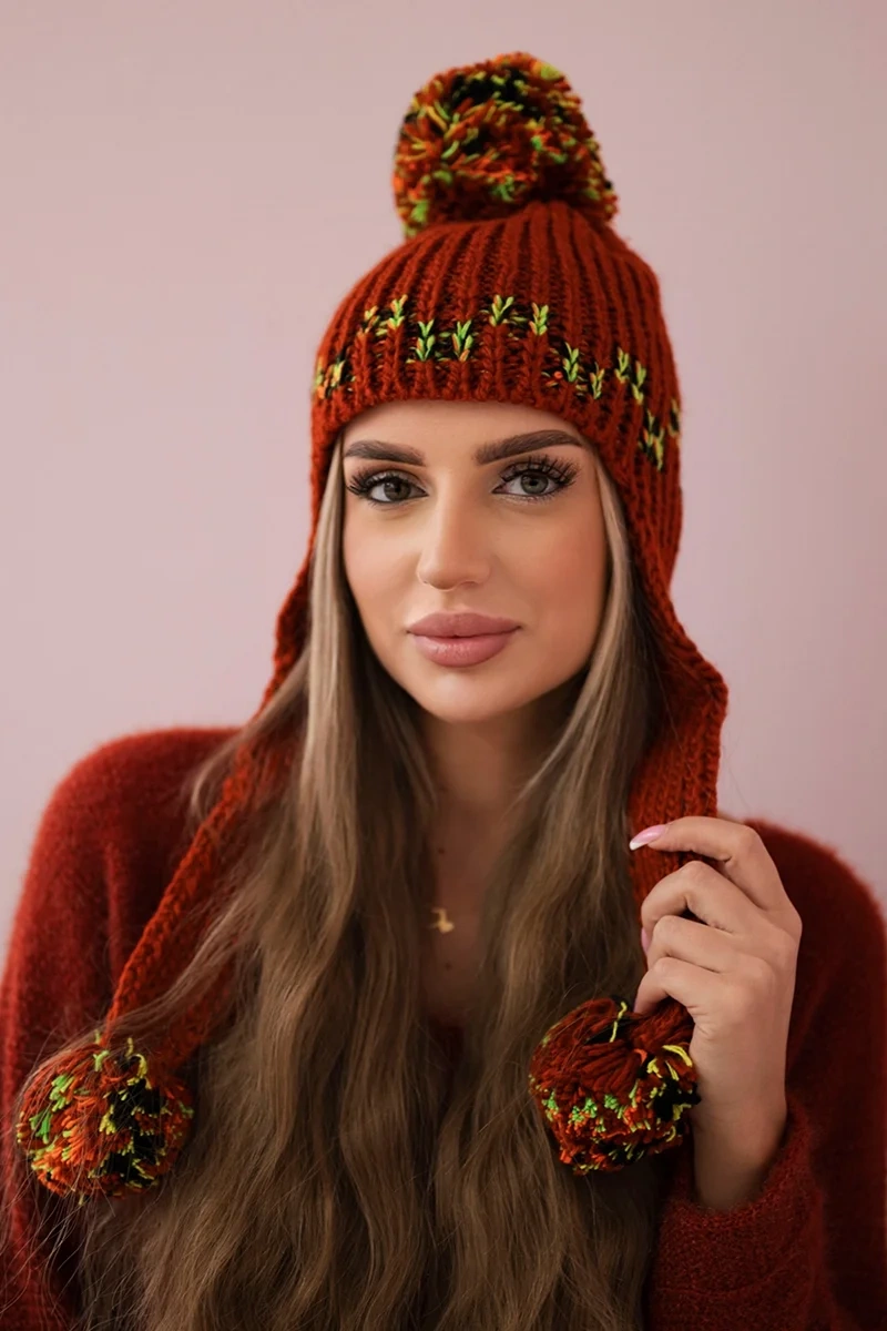 Dámská kšiltovka s dlouhými ušima Nadia K321 foxy
