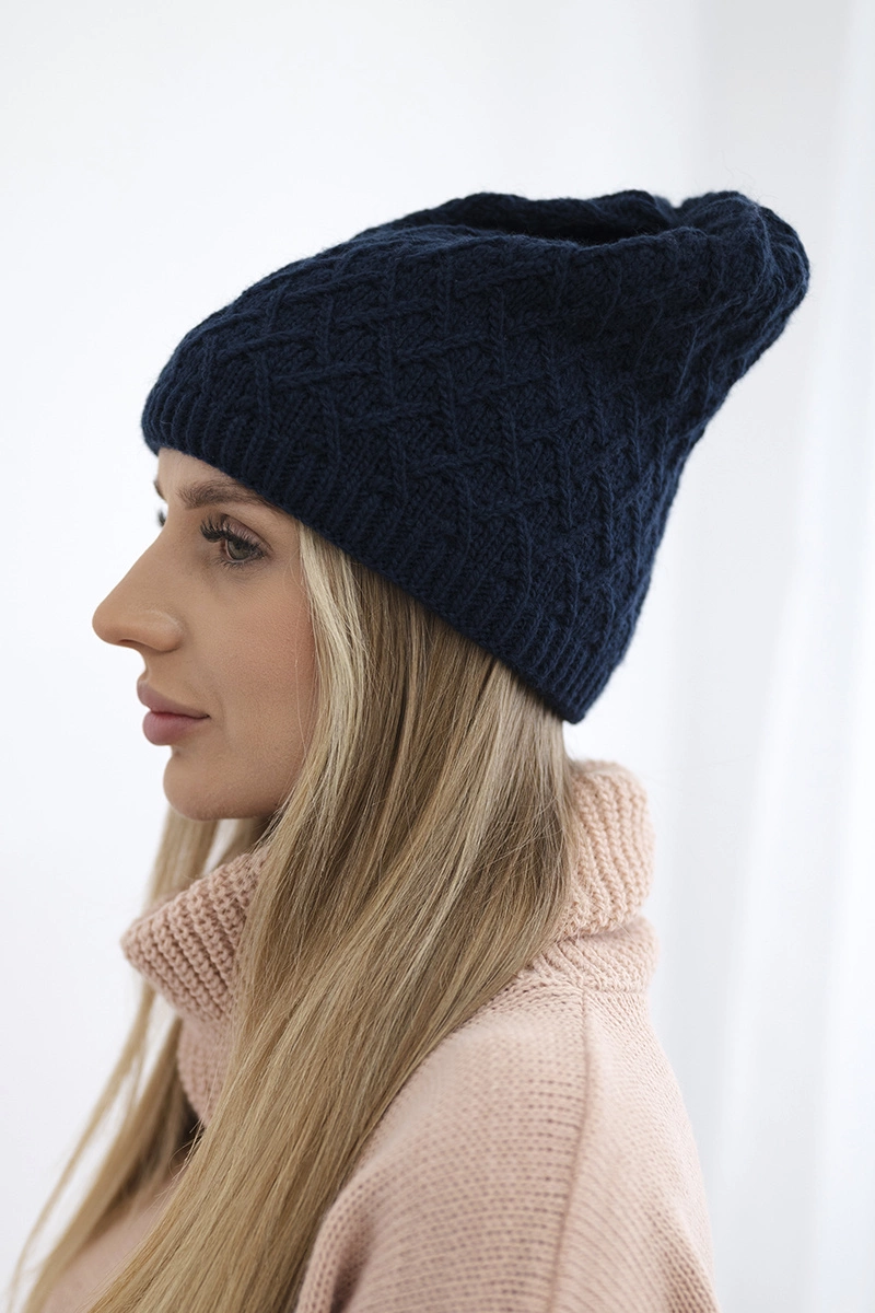marka niezdefiniowana Cap with fleece Kratka K204 navy blue
