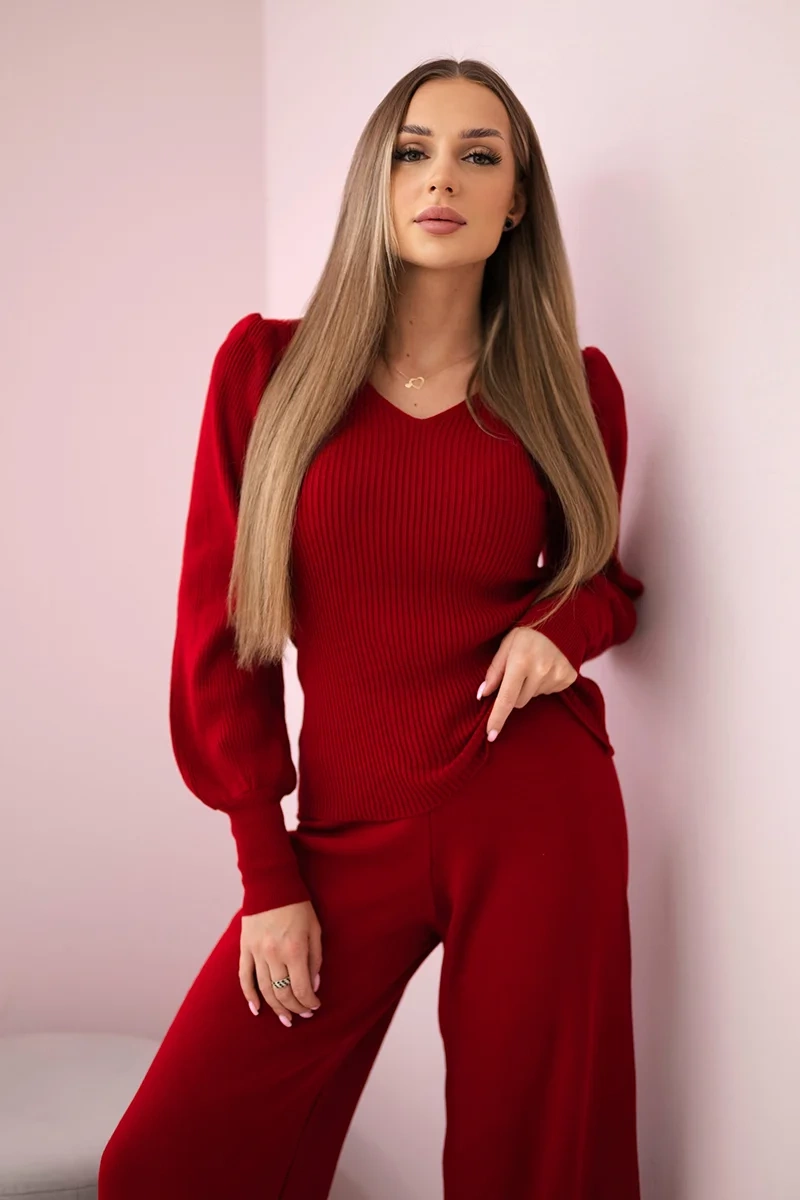 Set of sweaters red