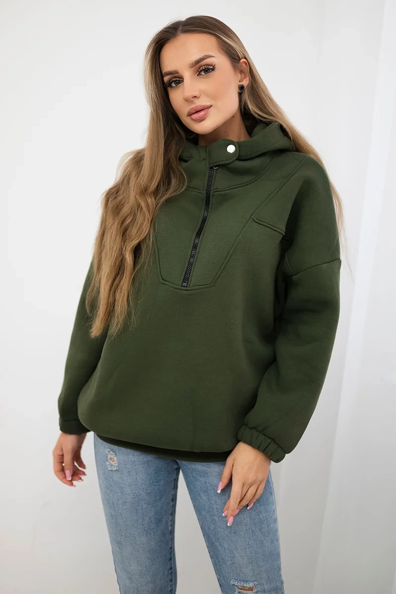 Khaki hoodie