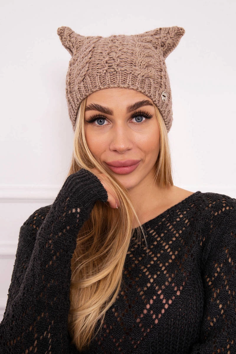 Kesi Fleecová čepice Rabbid K237 light beige