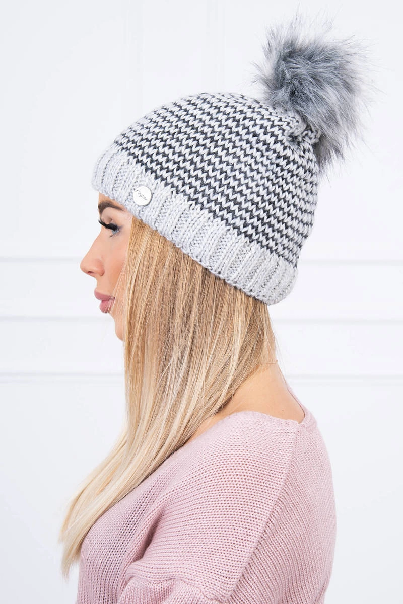 marka niezdefiniowana Cap K179 light gray