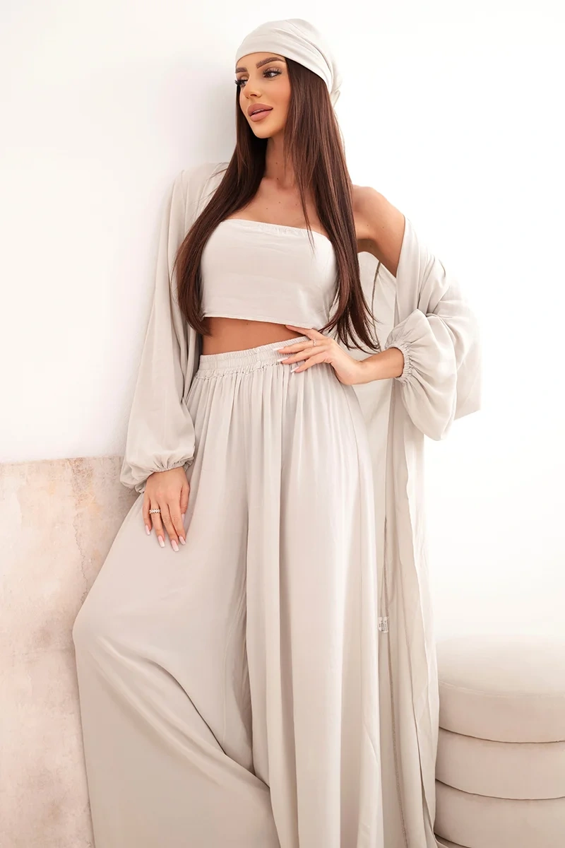 Kesi čtyřdílná viskózová souprava v boho stylu