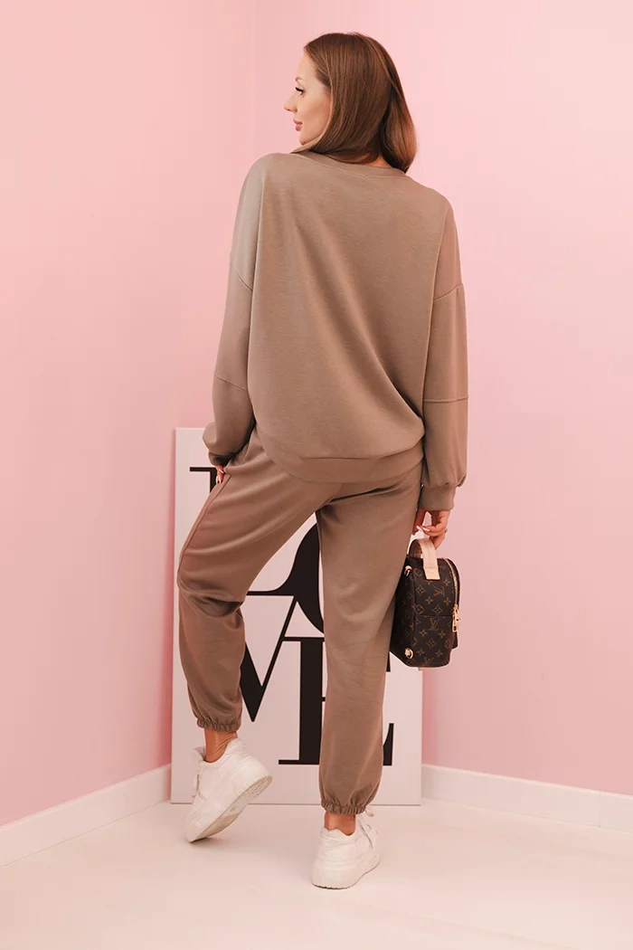 Kesi Włoski Set sweatshirt + pants butter fango