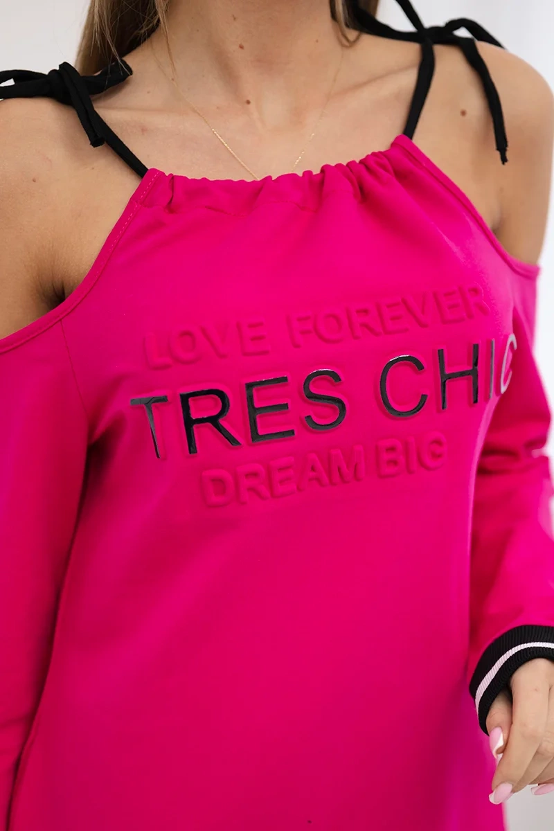 Tres Chic Fuchsia Dress
