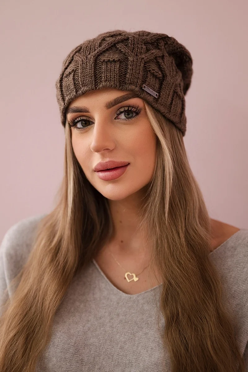marka niezdefiniowana Čapica с fleece Sonia K201 hnedá