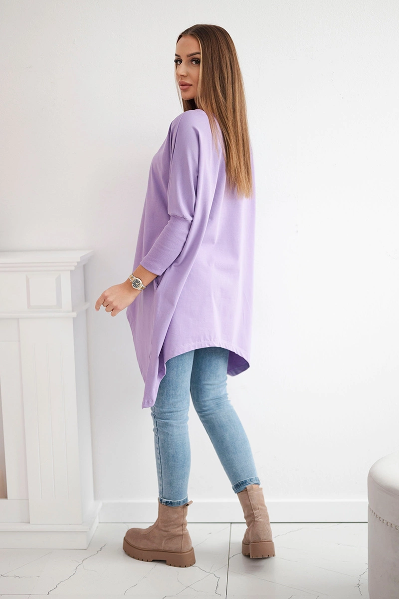 Oversize blouse purple