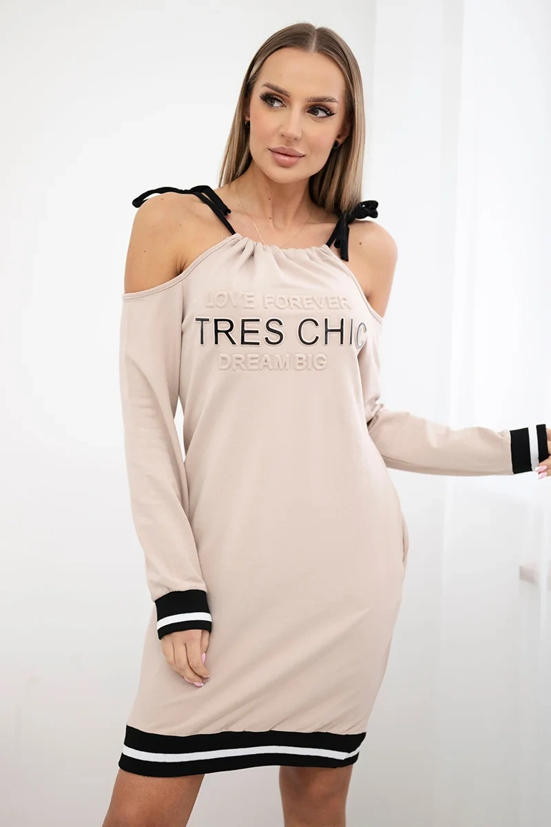 Beige Tres Chic dress