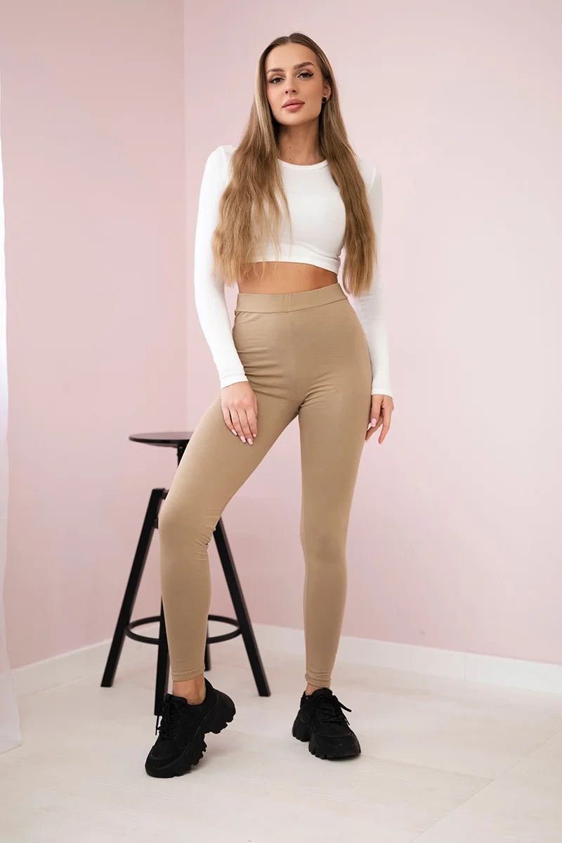 Brooklyn camel leggings