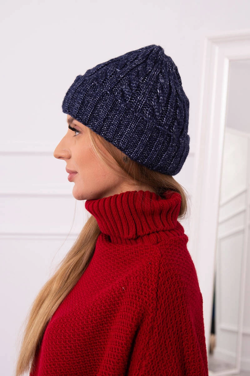 Cap with fastening Ariana K299 dark blue