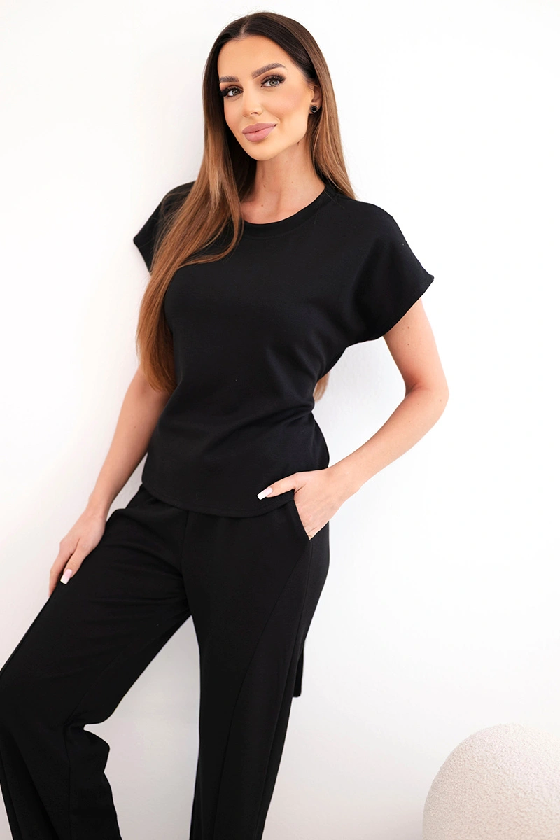 Дамски комплект от две части Kesi с къс ръкав