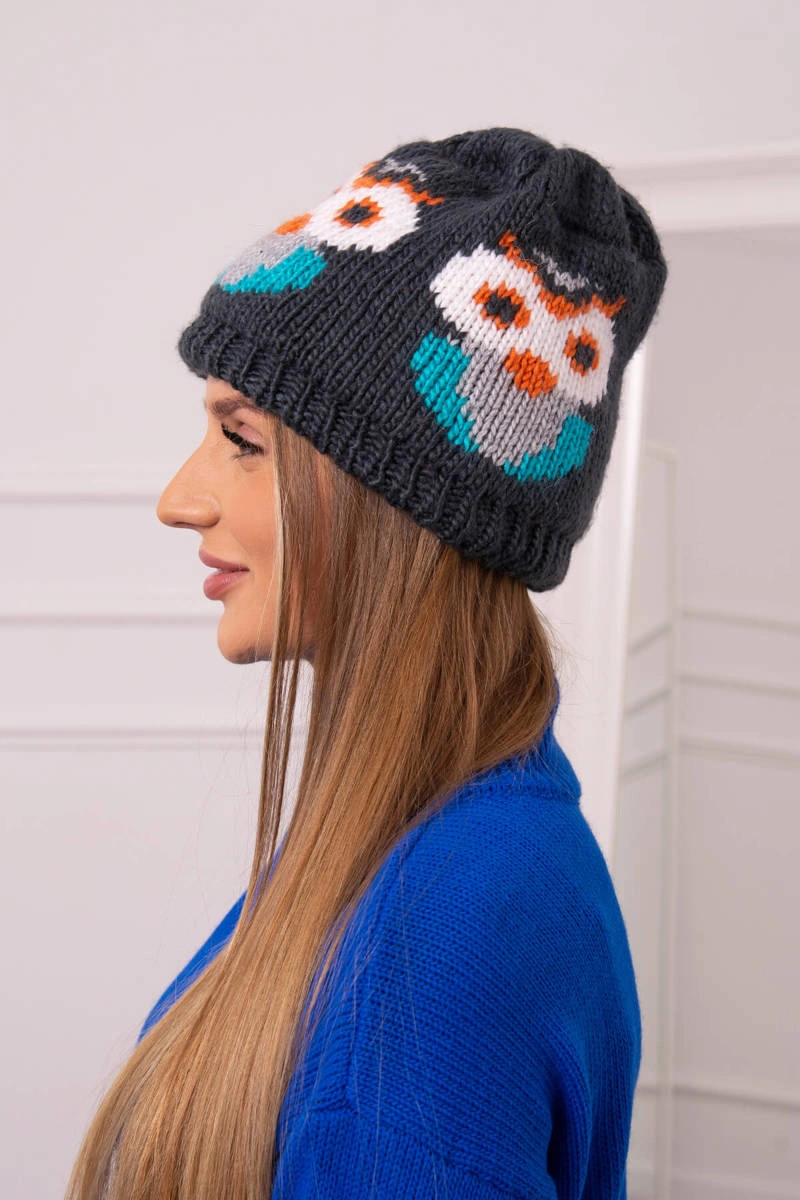 Women&#039;s cap Ofelia K349 graphite