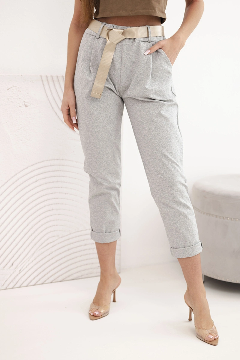 Стилен панталон Kesi Punto с колан