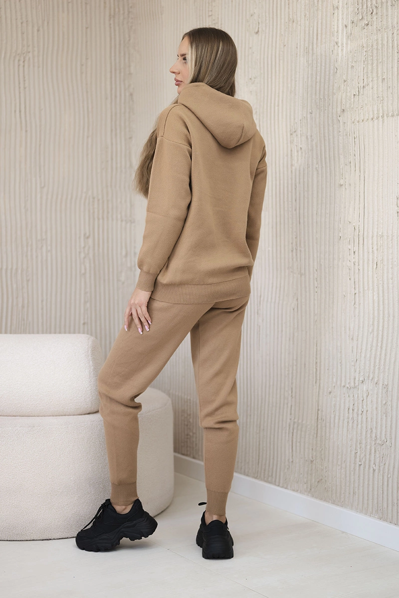 Sweater Set Sweatshirt + Pants camel