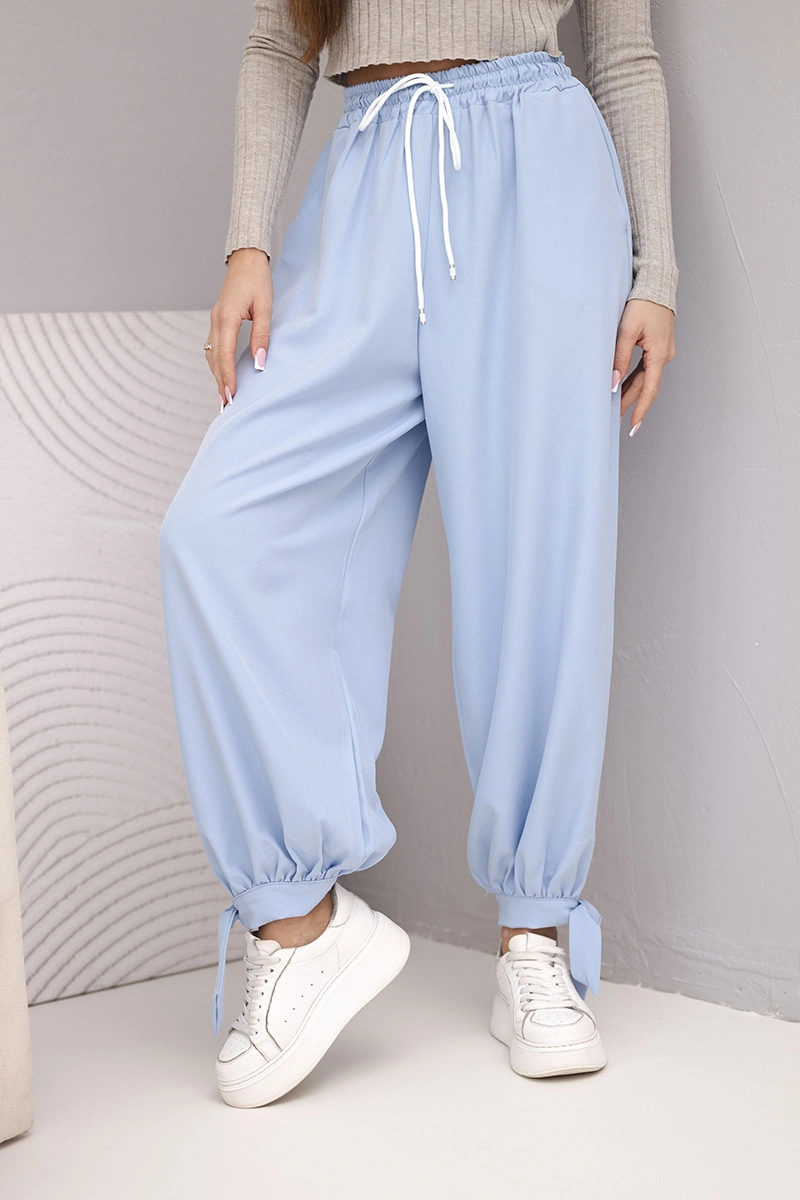 Дамски широки панталони с връзки Kesi