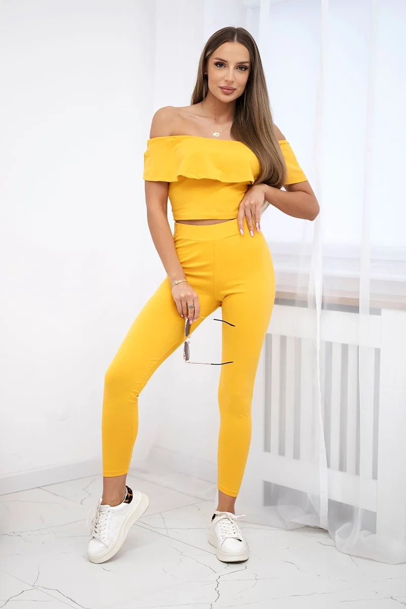 Ruffle mustard set