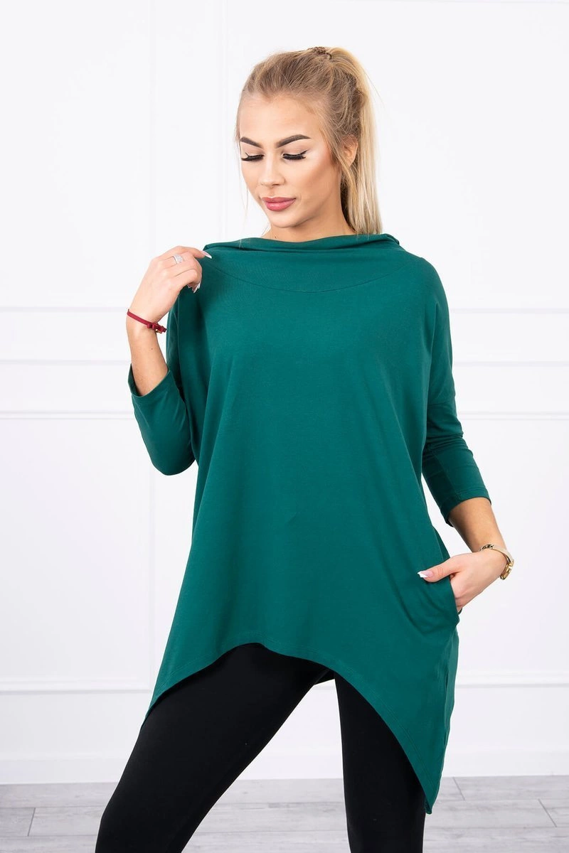 Kesi Sweatshirt with a print of wings green