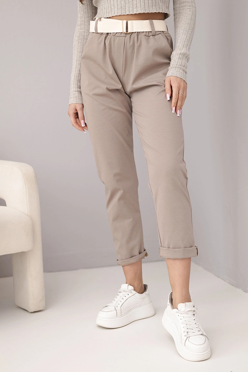 Дамски панталон Kesi Włoski с колан