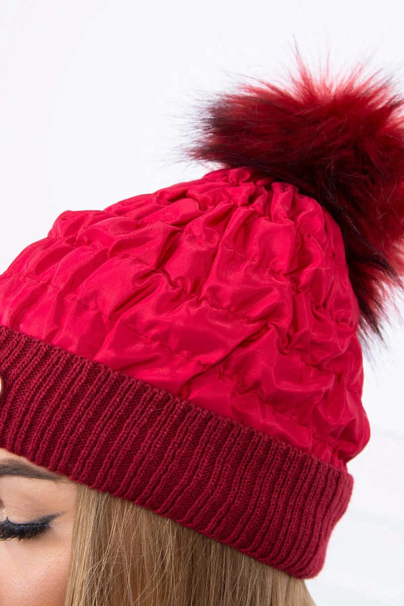 marka niezdefiniowana Cap K160 burgundy