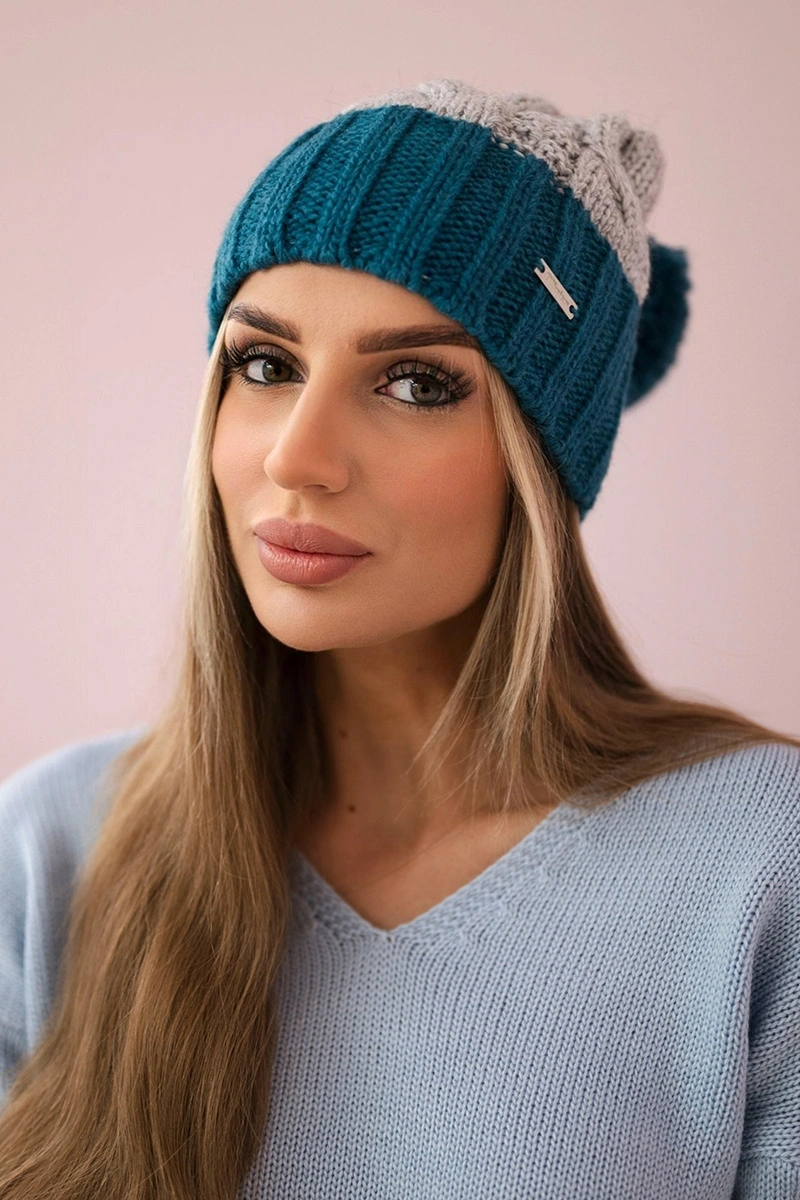 marka niezdefiniowana Čapica s fleece Paris K212 šedá+more