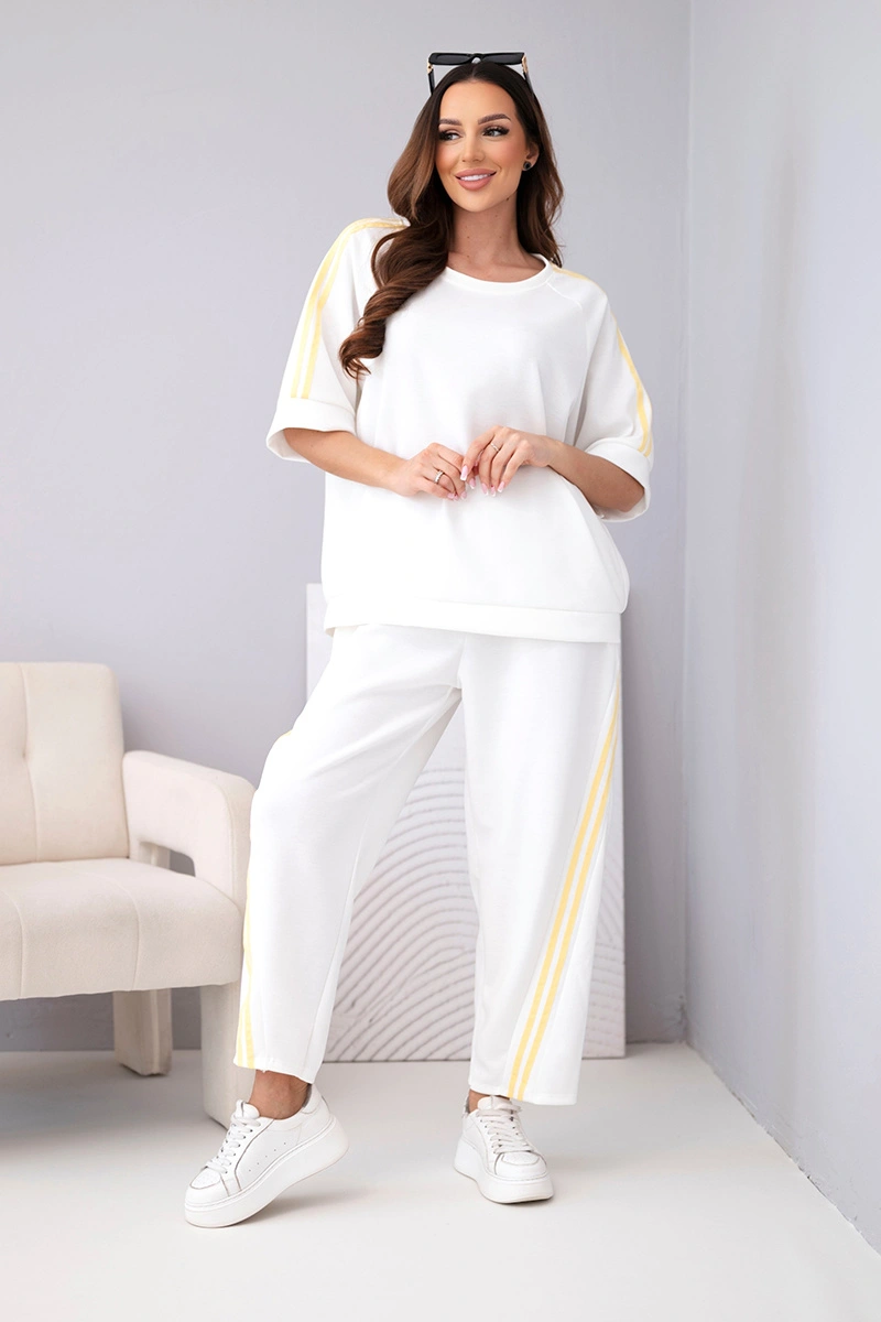 Дамски комплект от вискоза Kesi: суитшърт и панталон