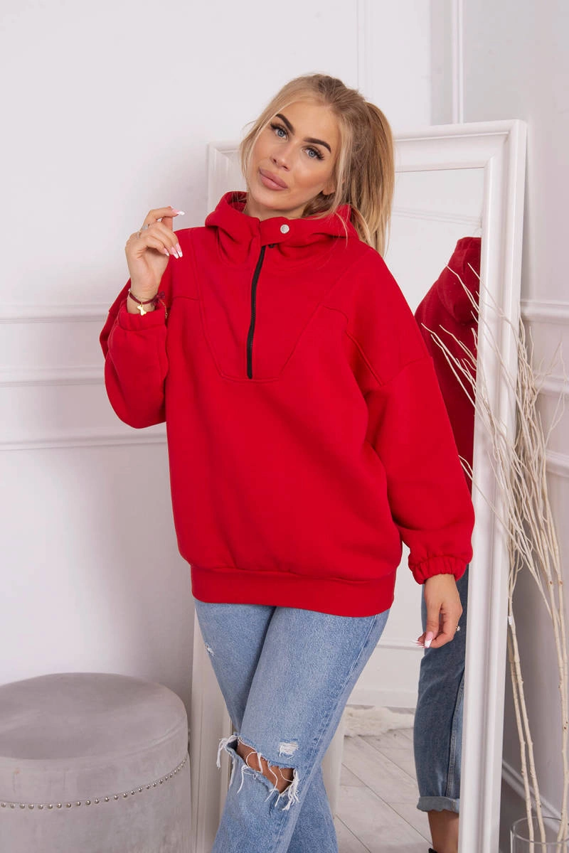 Kesi Hooded sweatshirt red